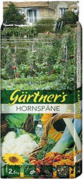 Gärtners Hornspäne 2,5 kg Organischer Dünger