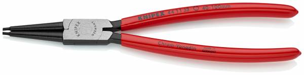 KNIPEX 44 11 J3 Sicherungsringzange für Innenringe in Bohrungen 225 mm schwarz atramentiert mit Kuns