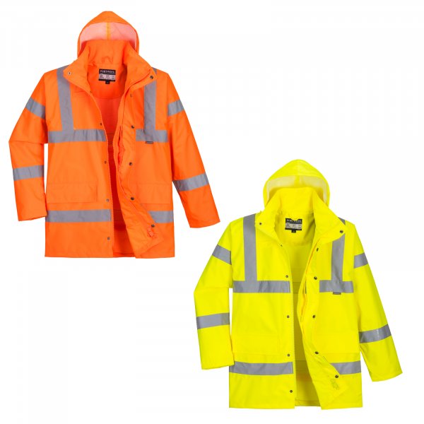 PORTWEST Warnschutz Jacke Atmungsaktiv RT60 orange oder gelb