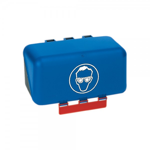 Aufb.Box SECU Mini Standard, f. Augenschutz, blau