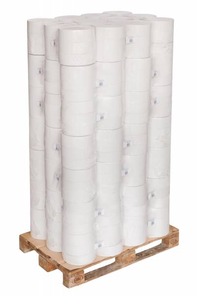 252 Rollen Jumbo Toilettenpapier 380m 2-lagig 27cm hochweiß