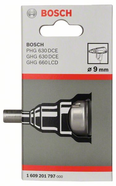 BOSCH REDUZIERDÜSE FÜR BOSCH-HEIßLUFTGEBLÄSE, 9 MM 1609201797