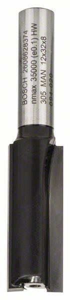 Bosch Nutfräser 8 mm Durchmesser D1 12 mm Länge 32 mm G 62 mm Fräser